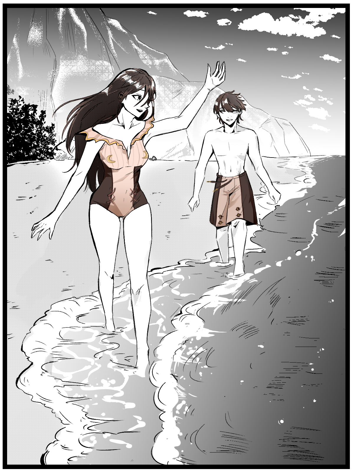 Posh Brown Swimwear