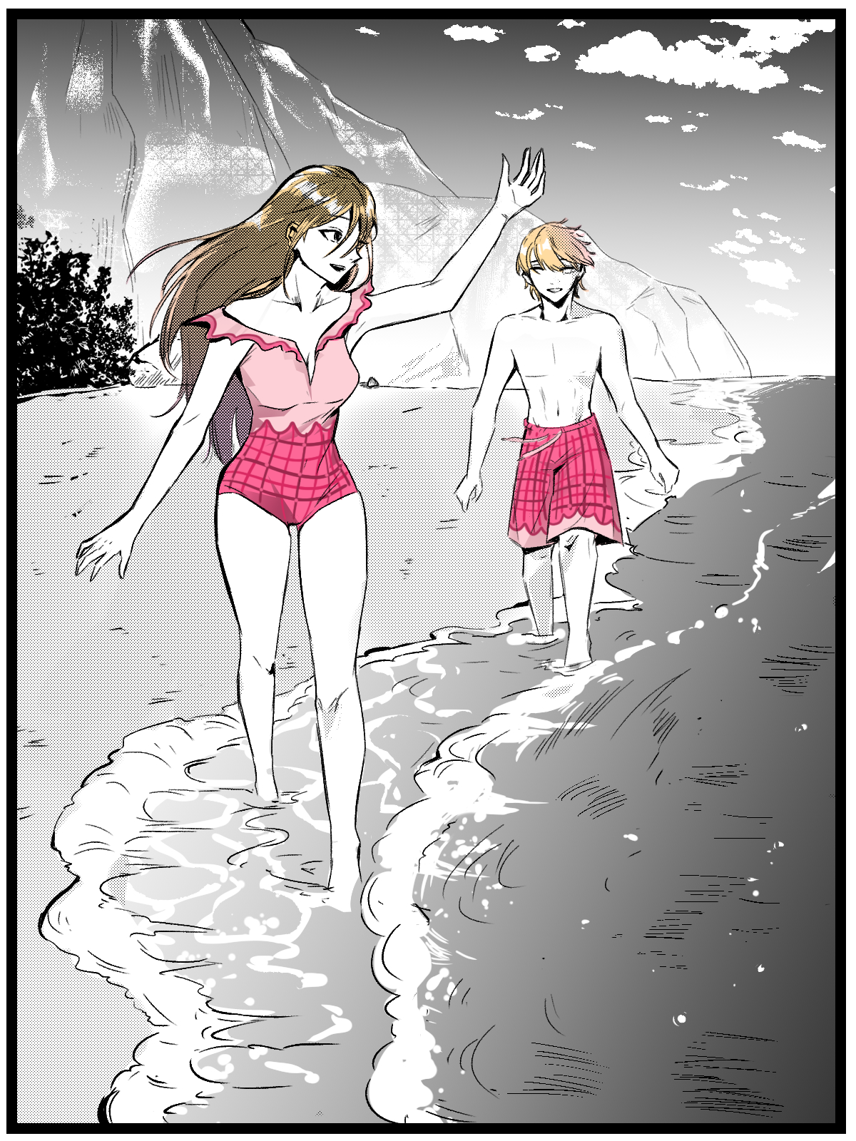 Pink Swimwear