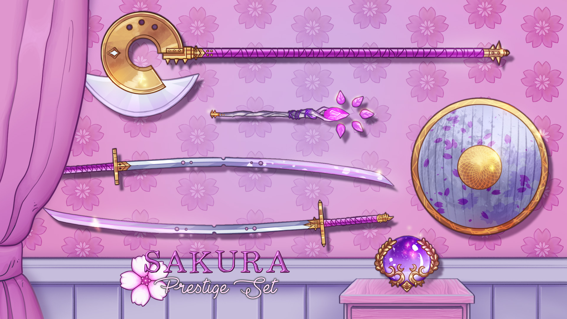 Prestige Sakura Hikari weapon Set